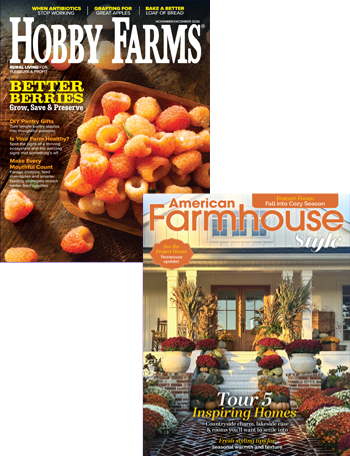 Hobby Farms + American Farmhouse Style Print Magazine Subscription Combo