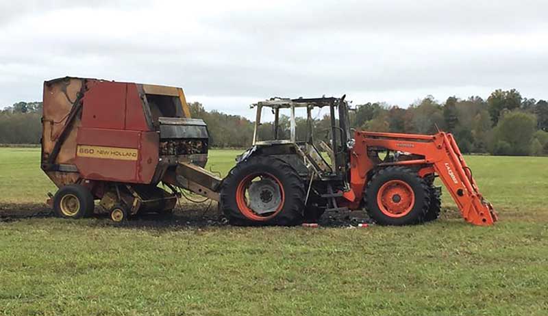 tractor fire