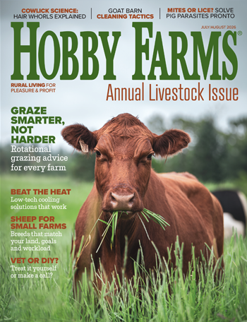1 Year Hobby Farms print subscription