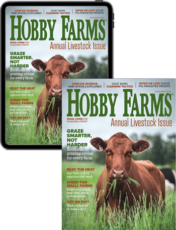 1 Year Hobby Farms Print + Digital subscription