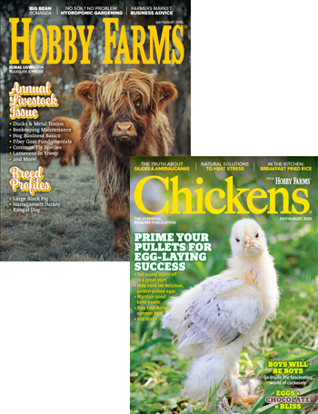Hobby Farms & Chickens 1-Year Print Subscription Combo