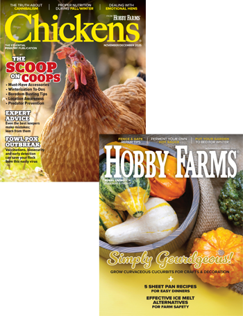 Add 1-Year Hobby Farms Print Magazine Subscription for just $14