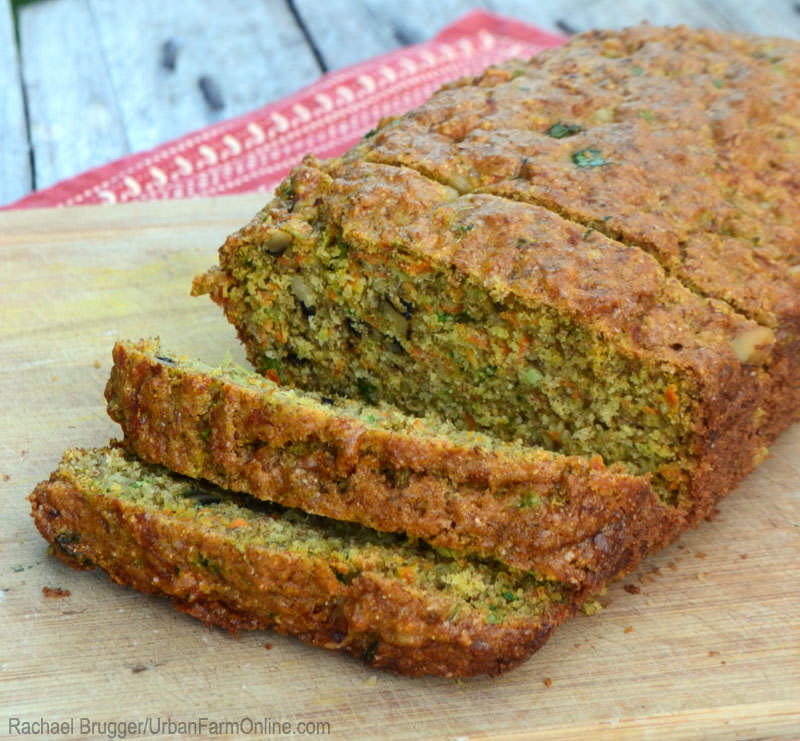 Vegetable Walnut Quick Bread - Photo by Rachael Brugger (UrbanFarmOnline.com)