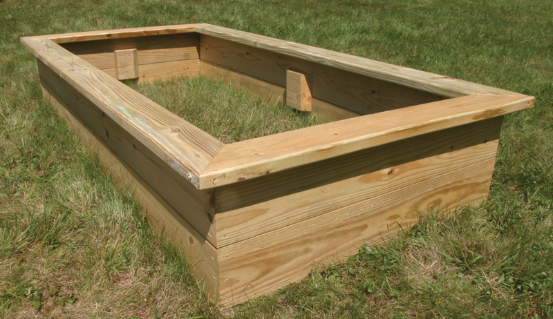 raised bed garden build