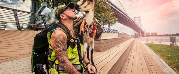 Man & Goat To Wrap Up 5-Year Walk In NYC