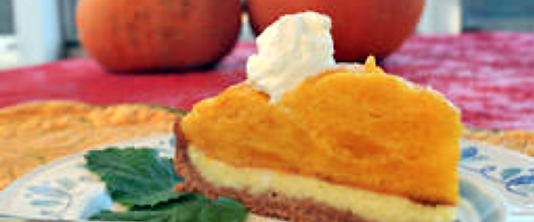 New Menu Traditions: Pumpkin-mousse Cheesecake