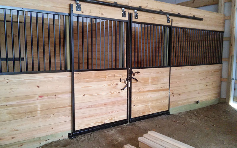 pole barns barn interior