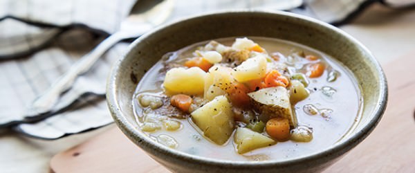 Hearty Potato Soup with Goat’s Milk