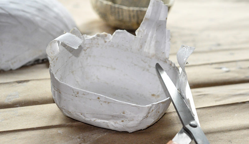 paper mache bowls